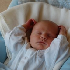 Newborn baby asleep