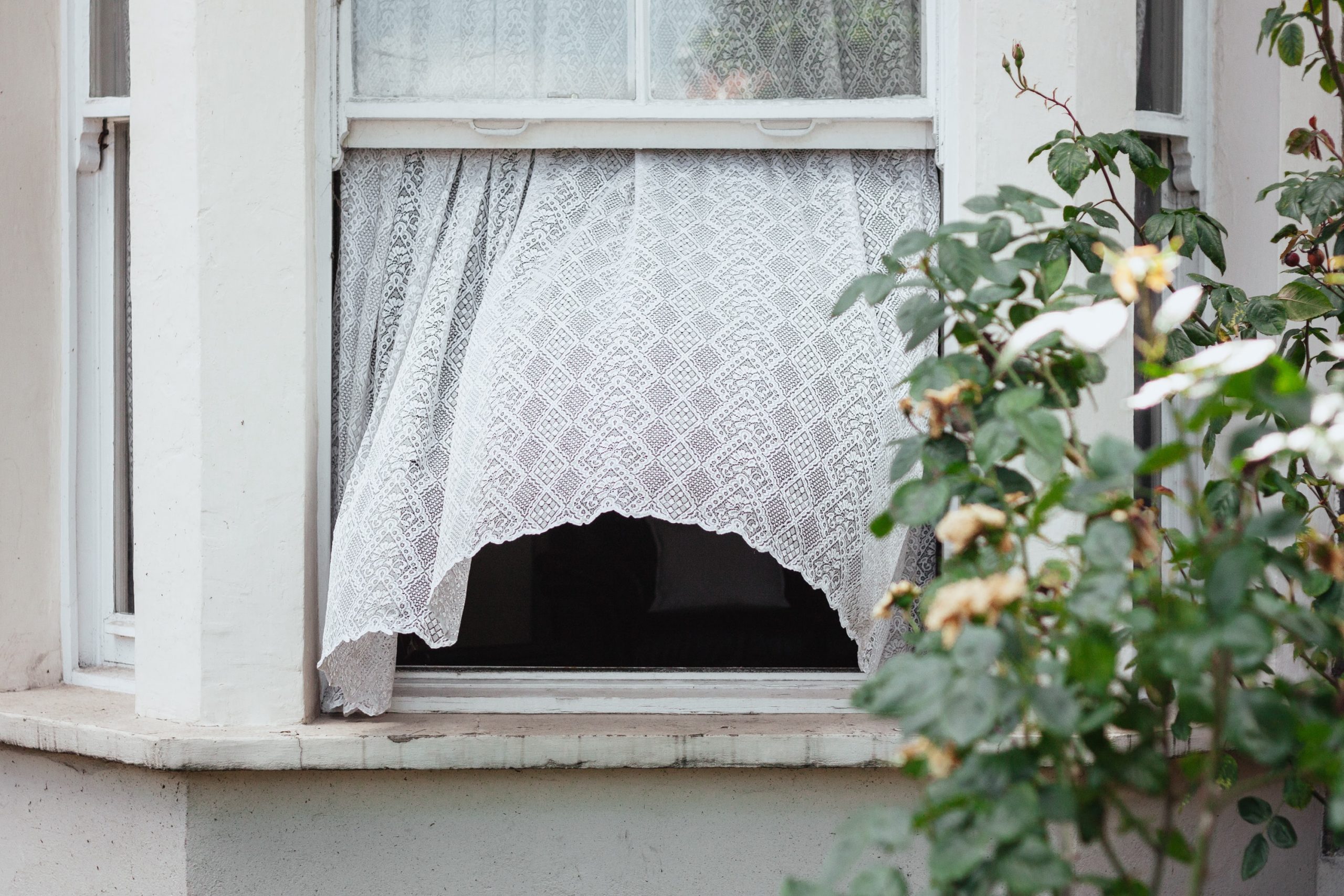 open window to cool the house down so that your baby can sleep in the heat